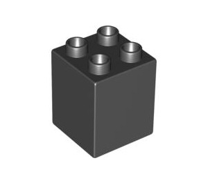 LEGO Noir Duplo Brique 2 x 2 x 2 (31110)