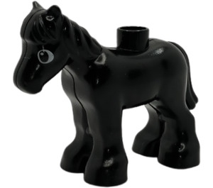 LEGO Black Duplo Foal (26390 / 75723)