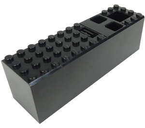 LEGO Black Electric 9V Battery Box 4 x 14 x 4 Cover (2846)