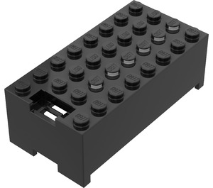 LEGO Negro Electric 9V Batería Caja 4 x 8 x 2.333 Cobertura (4760)