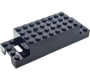 LEGO Černá Electric Vlak Motor 4.5V Type II Upper Housing s otevřeným prostorem mezi koncovými kontakty