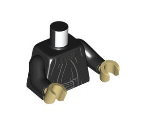 LEGO Black Emperor Palpatine. Minifig Torso (973 / 76382)