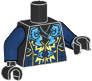 LEGO Schwarz Evil Jay Torso (973)