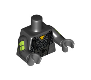 LEGO Noir Evil Mech Torse (973 / 88585)