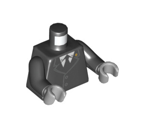 LEGO Black Executron Minifig Torso (973 / 76382)