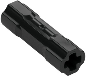 LEGO Black Extension with Axle Holes (26287 / 42195)