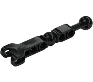 LEGO Black Extra Long Ball Joint with Ball Socket and Beam (90605)