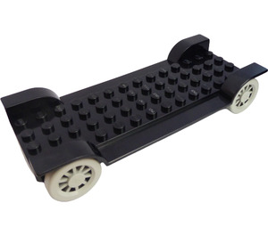 LEGO Schwarz Fabuland Auto Chassis 14 x 6 New