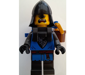 LEGO Schwarz Falcon Ritter (Halskrause) Minifigur