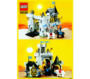 LEGO Zwart Falcon's Fortress 10039 Instructions