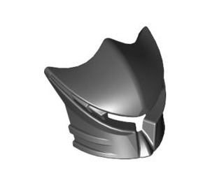 LEGO Black Fanciful Visor with Angular Top and Ridges (48489 / 56477)