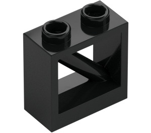 LEGO Black Fence 1 x 2 x 1.3 (3224)