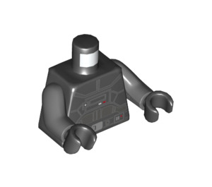 LEGO Schwarz Fifth Brother Minifigur Torso (973 / 76382)