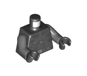 LEGO Black Fifth Brother Minifig Torso (973 / 76382)