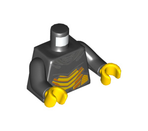 LEGO Schwarz Firefly Minifig Torso (973 / 76382)