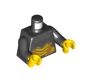 LEGO Black Firefly Minifig Torso (973 / 76382)