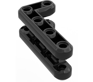 LEGO Schwarz Flexibel Balken 3 x 7 (45803)