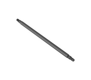 LEGO Black Flexible Ribbed Hose (19 Studs Long) with 8 mm ends (14925 / 57539)