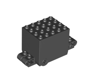 LEGO Zwart Flywheel Motor 9 x 4 x 8 x 3.33 (54802)