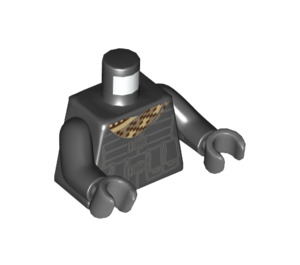 LEGO Black Foot Soldier Minifig Torso (973 / 76382)