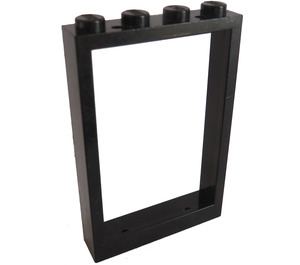 LEGO Black Frame 1 x 4 x 5 with Solid Studs