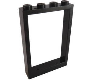 LEGO Schwarz Rahmen 1 x 4 x 5 mit festen Noppen