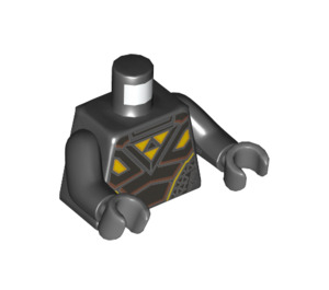 LEGO Black Galactic Bounty Hunter Minifig Torso (973 / 76382)