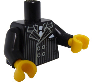 LEGO Svart Gangster Overkropp (973 / 88585)