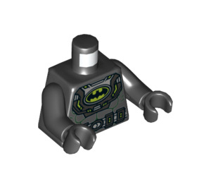 LEGO Czarny Gas Maska Batman Minifigurka Tułów (973 / 76382)