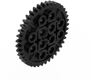 LEGO Black Gear with 40 Teeth (3649 / 34432)