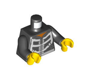 LEGO Black Girl from Halloween Hayride Minifig Torso (76382)
