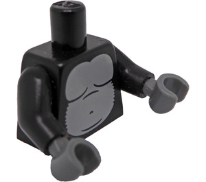 LEGO Noir Gorilla Suit Guy Torse (973 / 88585)