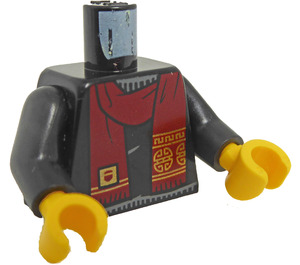 LEGO Noir Grandpa avec Foulard Minifig Torse (973 / 76382)