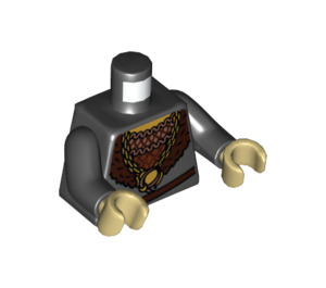 LEGO Black Grima Wormtongue Torso (76382)