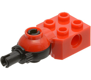 LEGO Musta Half Rotation Joint Ball Horizontal + Click Rotation Bushing with Two Pins