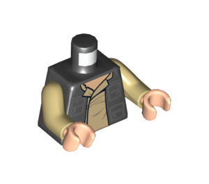 LEGO Black Han Solo Torso (973 / 76382)