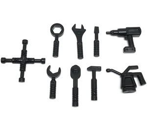 LEGO Schwarz Hand Tools Pack (901 / 11402)