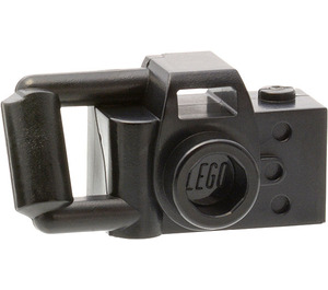 LEGO Zwart Handheld Camera met centrale zoeker (4724 / 30089)