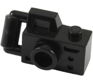 LEGO Noir Handheld Caméra avec viseur aligné à gauche (30089)