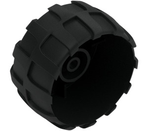 LEGO Black Hard Plastic Wheel Ø54 x 30 (2515)