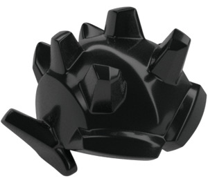 LEGO Black Head Top with Spikes and Ears (27170)