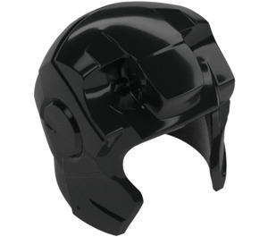 LEGO Schwarz Helm mit Ear und Forehead Guards (10907)