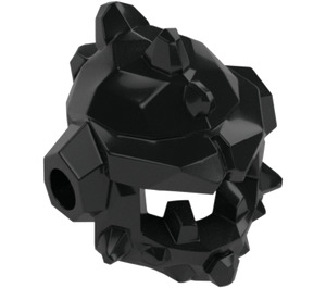 LEGO Schwarz Helm mit Stacheln und Seite Löcher (22425)