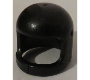 LEGO Schwarz Helm mit Dick Chinstrap