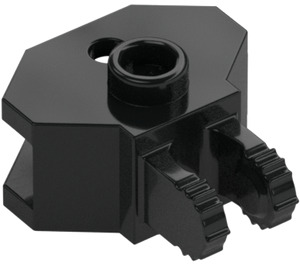 LEGO Black Hinge 1 x 2 Locking with Towball Socket (30396 / 51482)