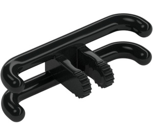 LEGO Black Hinge 1 x 4 Pantograph with 2 Fingers (2922)