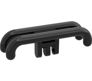 LEGO Black Hinge 1 x 4 Pantograph with 3 Fingers (2881)