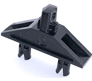 LEGO Black Hinge 1 x 4 with Two Pins (30624)