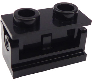 LEGO Black Hinge Brick 1 x 2 Assembly
