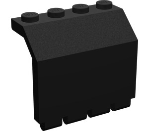 LEGO Black Hinge Panel 2 x 4 x 3.3 (2582 / 6139)